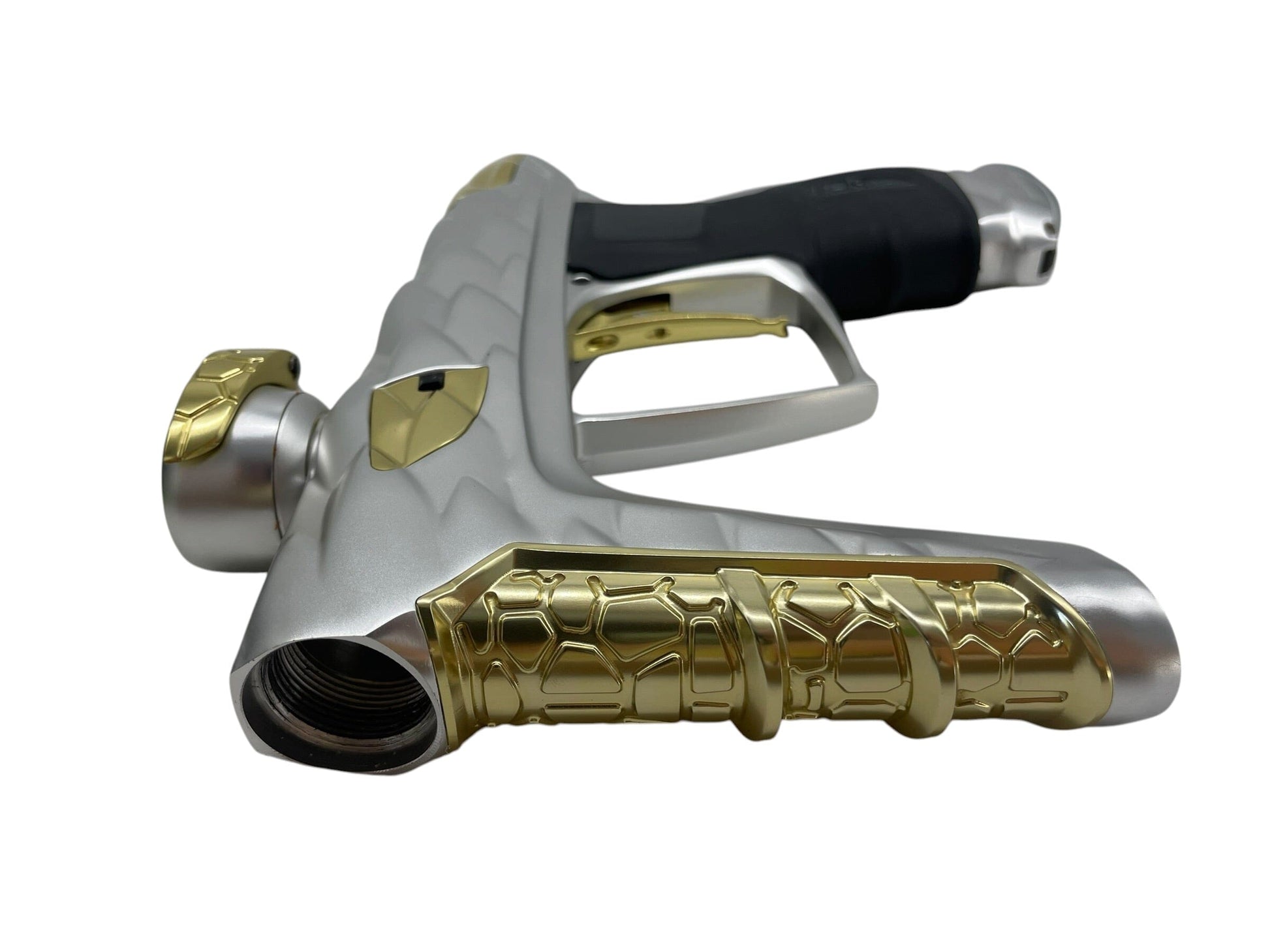 Used DLX Luxe Adrenaline Idol Silver/Gold Paintball Gun Paintball Gun from CPXBrosPaintball Buy/Sell/Trade Paintball Markers, New Paintball Guns, Paintball Hoppers, Paintball Masks, and Hormesis Headbands