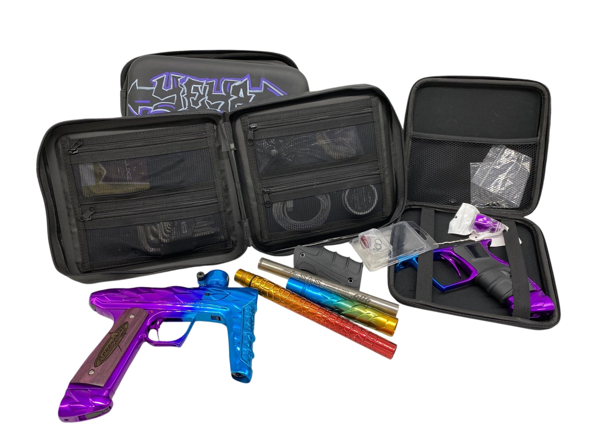 Used DLX Luxe Adrenaline Idol Skittles Fade Paintball Gun Paintball Gun from CPXBrosPaintball Buy/Sell/Trade Paintball Markers, New Paintball Guns, Paintball Hoppers, Paintball Masks, and Hormesis Headbands