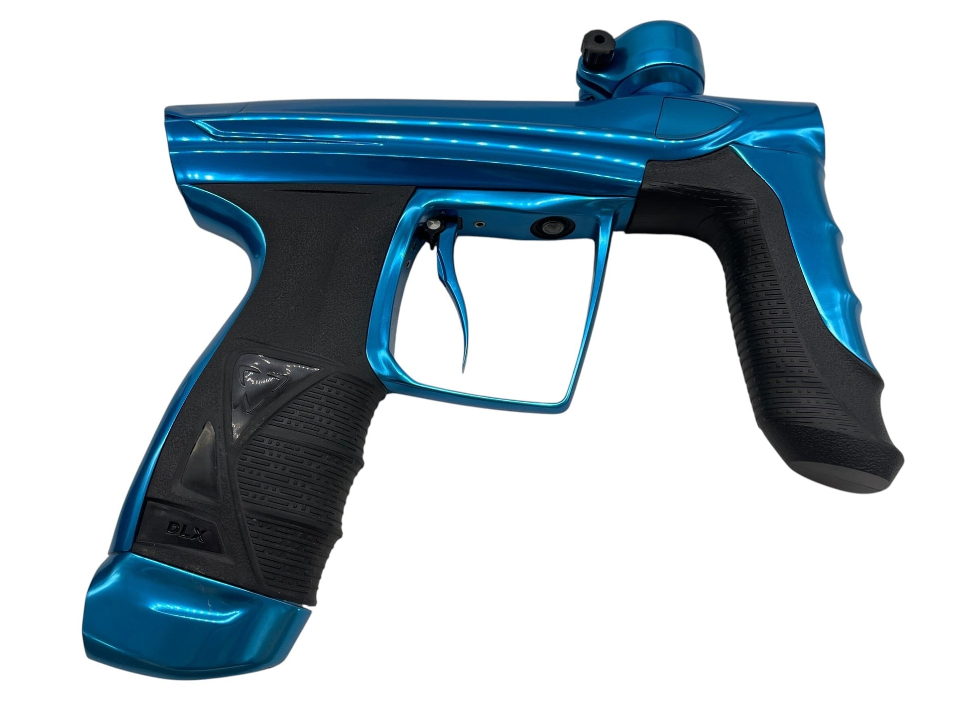 Used DLX LUXE Aire Gloss Blue Paintball Gun Paintball Gun from CPXBrosPaintball Buy/Sell/Trade Paintball Markers, New Paintball Guns, Paintball Hoppers, Paintball Masks, and Hormesis Headbands