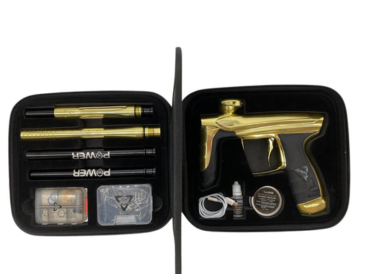 Used DLX Luxe Aire Gloss Gold Paintball Gun Paintball Gun from CPXBrosPaintball Buy/Sell/Trade Paintball Markers, New Paintball Guns, Paintball Hoppers, Paintball Masks, and Hormesis Headbands