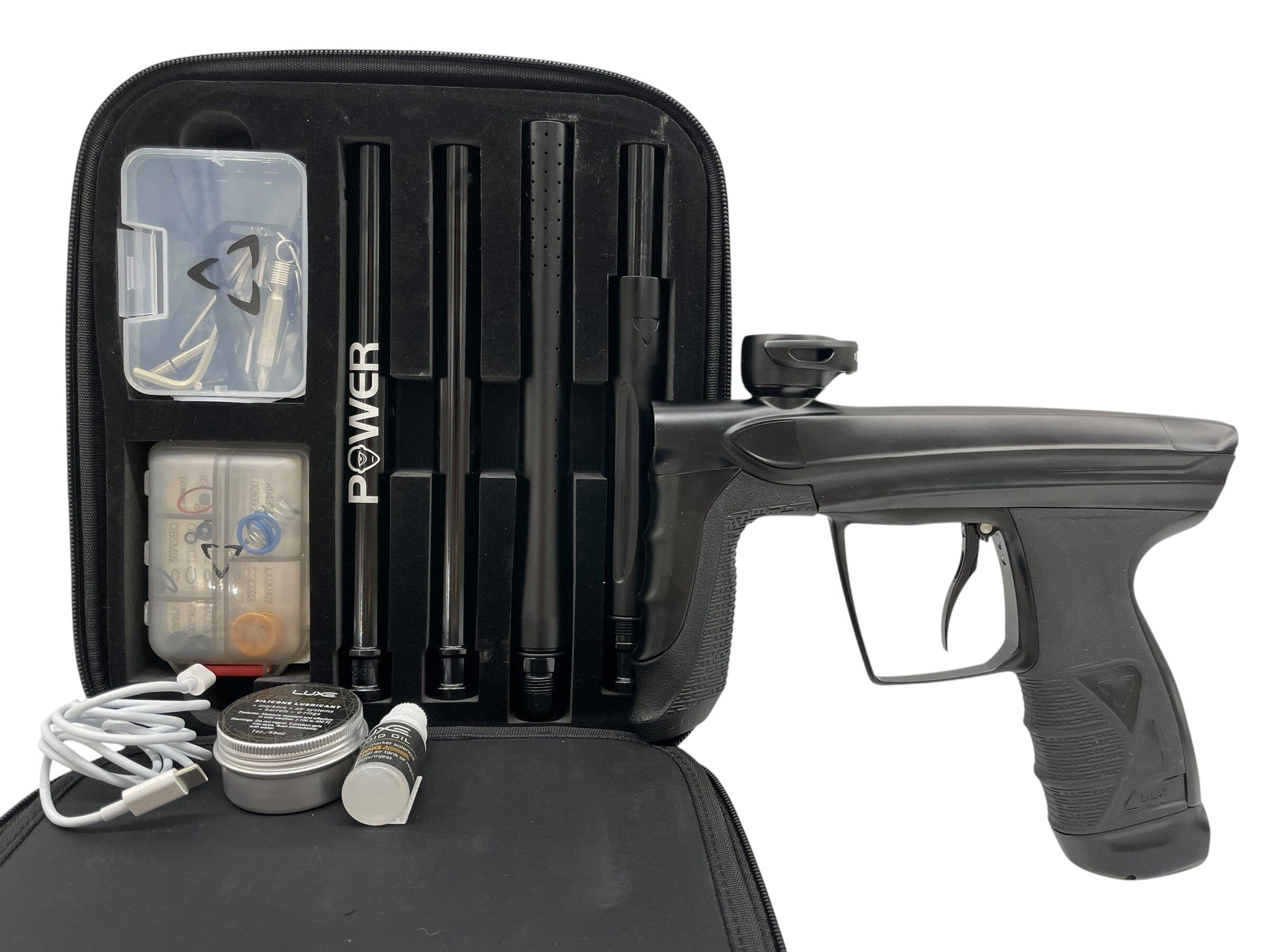 Used DLX LUXE Aire Midnight Paintball Gun *MINT* Paintball Gun from CPXBrosPaintball Buy/Sell/Trade Paintball Markers, New Paintball Guns, Paintball Hoppers, Paintball Masks, and Hormesis Headbands