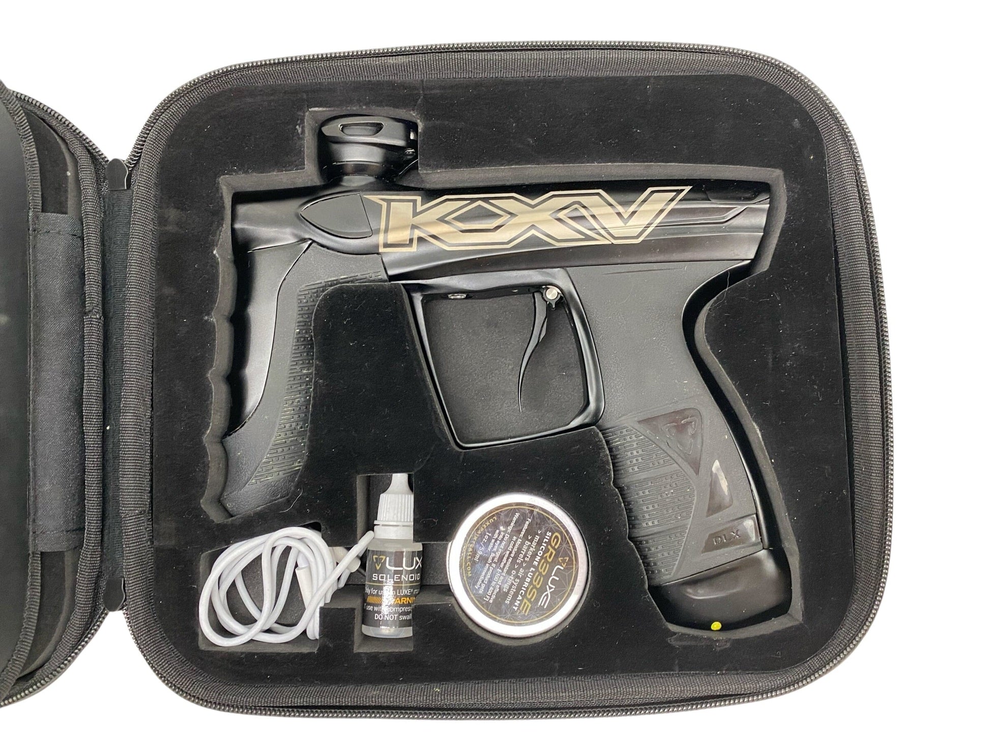 Used Dlx Luxe Aire Midnight Paintball Gun Paintball Gun from CPXBrosPaintball Buy/Sell/Trade Paintball Markers, New Paintball Guns, Paintball Hoppers, Paintball Masks, and Hormesis Headbands