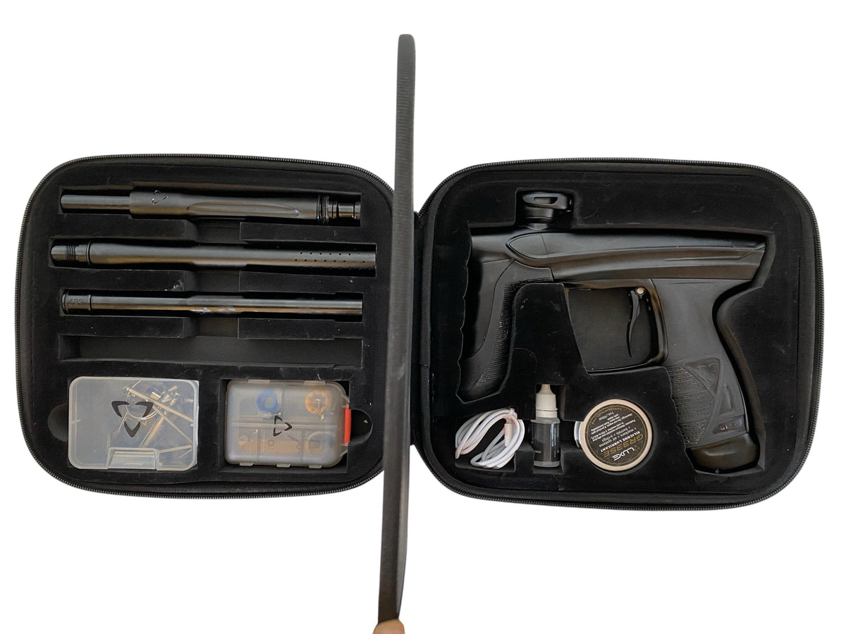 Used Dlx Luxe Aire Paintball Gun Dust Black Paintball Gun from CPXBrosPaintball Buy/Sell/Trade Paintball Markers, New Paintball Guns, Paintball Hoppers, Paintball Masks, and Hormesis Headbands