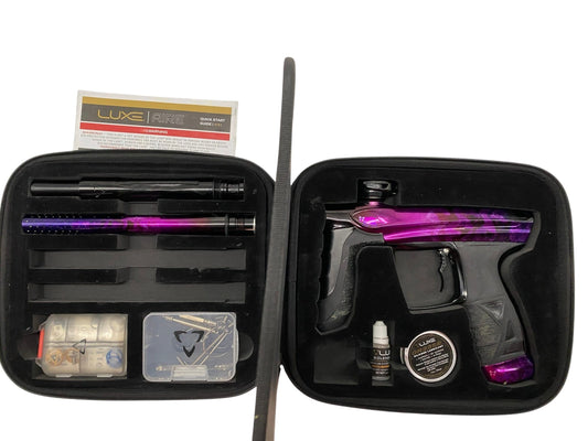 Used DLX Luxe Aire Purple Gloss Paintball Gun Paintball Gun from CPXBrosPaintball Buy/Sell/Trade Paintball Markers, New Paintball Guns, Paintball Hoppers, Paintball Masks, and Hormesis Headbands