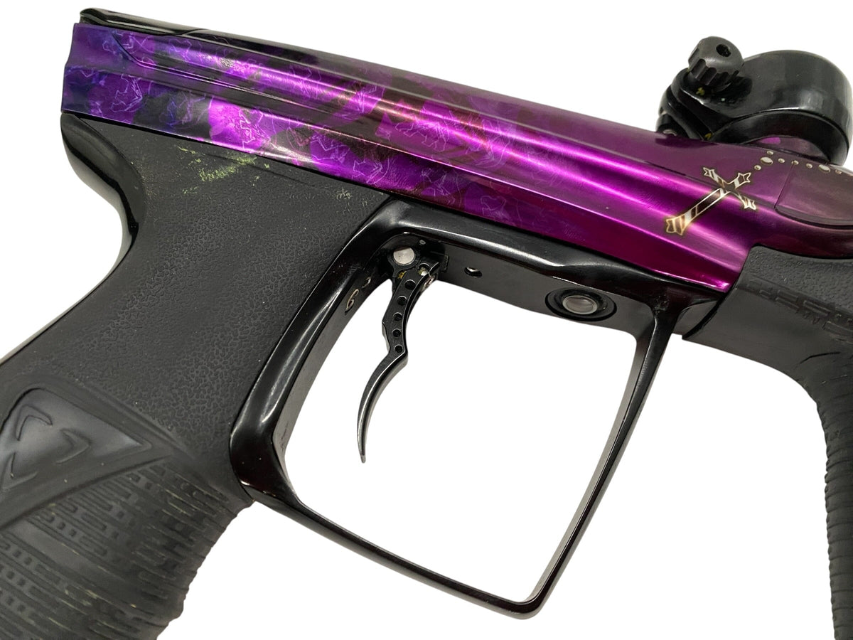 Used DLX Luxe Aire Purple Gloss Paintball Gun Paintball Gun from CPXBrosPaintball Buy/Sell/Trade Paintball Markers, New Paintball Guns, Paintball Hoppers, Paintball Masks, and Hormesis Headbands