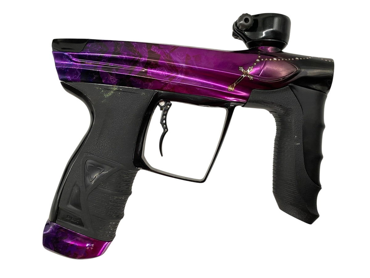 Used DLX Luxe Aire Purple Gloss Paintball Gun Paintball Gun from CPXBrosPaintball Buy/Sell/Trade Paintball Markers, New Paintball Guns, Paintball Hoppers, Paintball Masks, and Hormesis Headbands