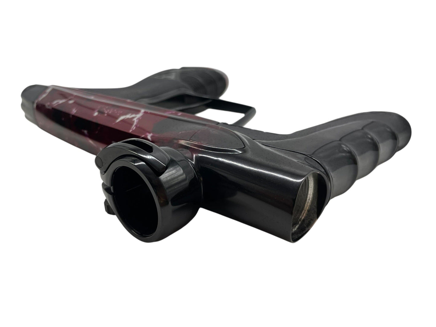 Used DLX Luxe Aire Red Crackle Paintball Gun Paintball Gun from CPXBrosPaintball Buy/Sell/Trade Paintball Markers, New Paintball Guns, Paintball Hoppers, Paintball Masks, and Hormesis Headbands