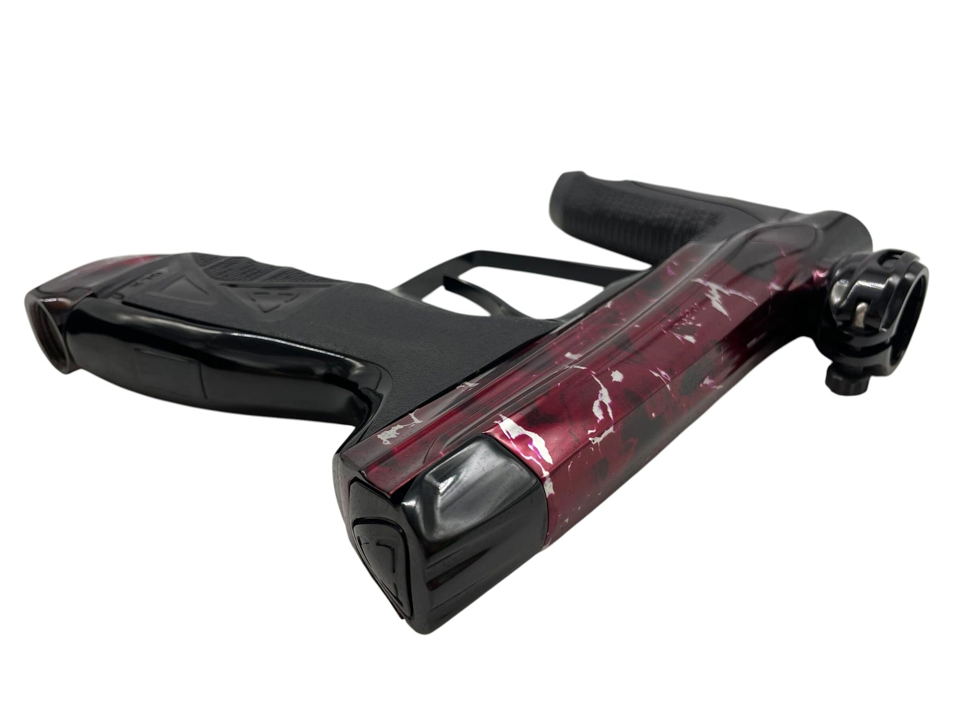 Used DLX Luxe Aire Red Crackle Paintball Gun Paintball Gun from CPXBrosPaintball Buy/Sell/Trade Paintball Markers, New Paintball Guns, Paintball Hoppers, Paintball Masks, and Hormesis Headbands