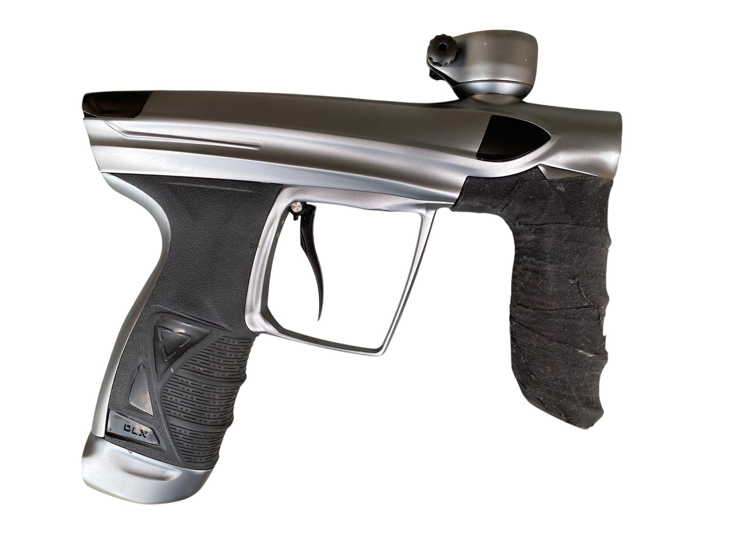 Used DLX Luxe Aire Silver/Black Paintball Gun Paintball Gun from CPXBrosPaintball Buy/Sell/Trade Paintball Markers, New Paintball Guns, Paintball Hoppers, Paintball Masks, and Hormesis Headbands