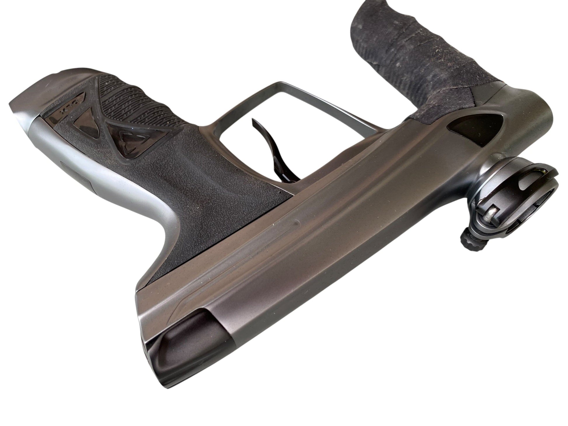 Used DLX Luxe Aire Silver/Black Paintball Gun Paintball Gun from CPXBrosPaintball Buy/Sell/Trade Paintball Markers, New Paintball Guns, Paintball Hoppers, Paintball Masks, and Hormesis Headbands