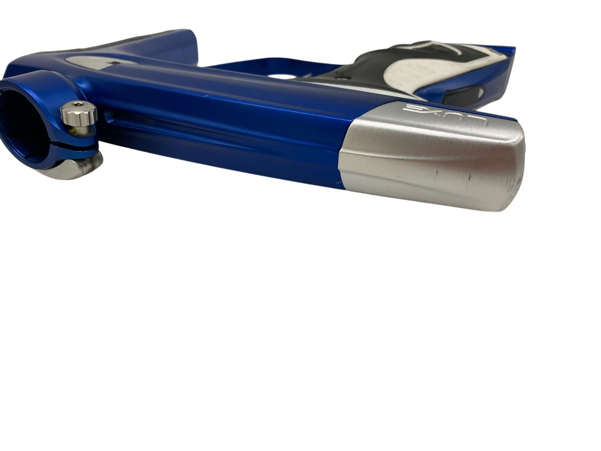 Used DLX Luxe ICE Blue/Silver Paintball Gun Paintball Gun from CPXBrosPaintball Buy/Sell/Trade Paintball Markers, New Paintball Guns, Paintball Hoppers, Paintball Masks, and Hormesis Headbands
