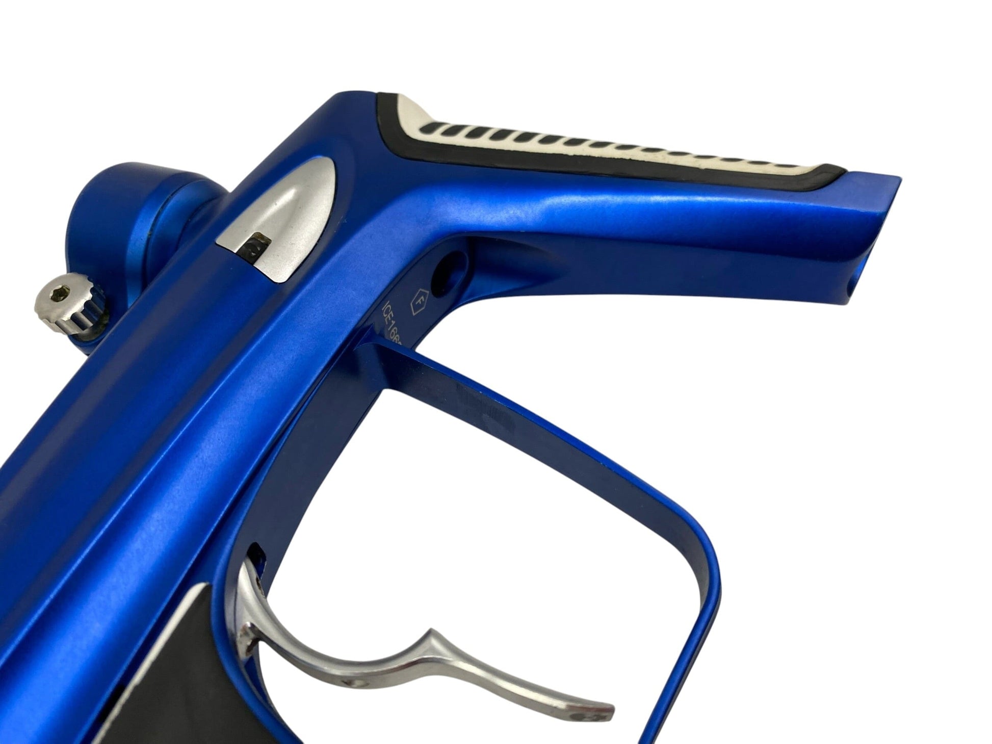 Used DLX Luxe ICE Blue/Silver Paintball Gun Paintball Gun from CPXBrosPaintball Buy/Sell/Trade Paintball Markers, New Paintball Guns, Paintball Hoppers, Paintball Masks, and Hormesis Headbands