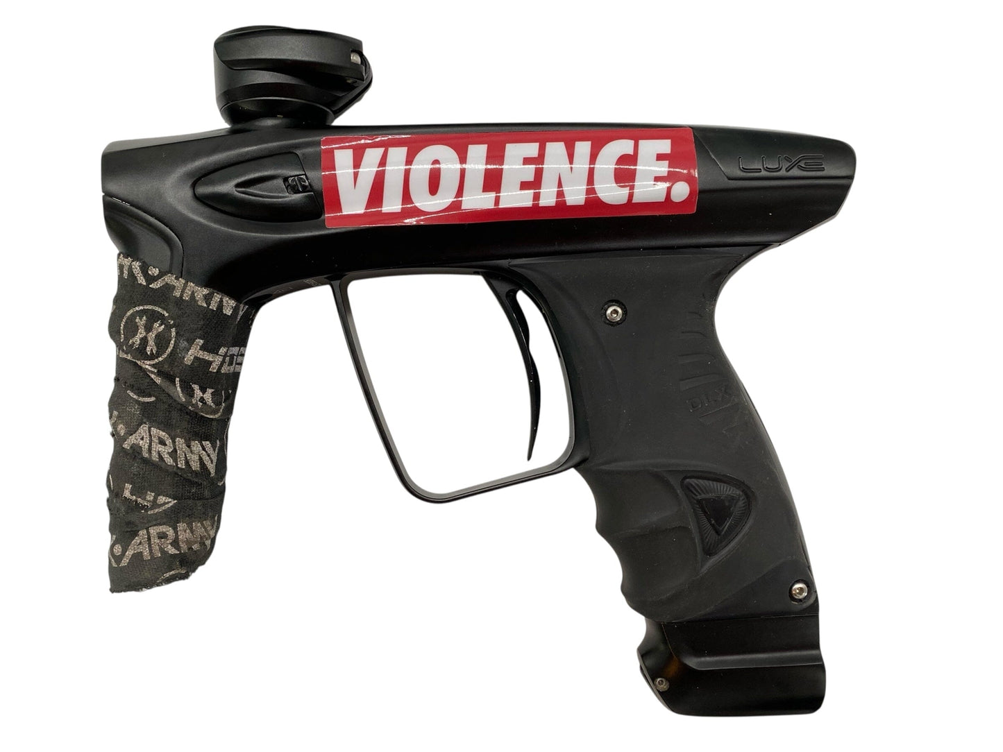 Used Dlx Luxe Ice Paintball Gun Black Paintball Gun from CPXBrosPaintball Buy/Sell/Trade Paintball Markers, New Paintball Guns, Paintball Hoppers, Paintball Masks, and Hormesis Headbands