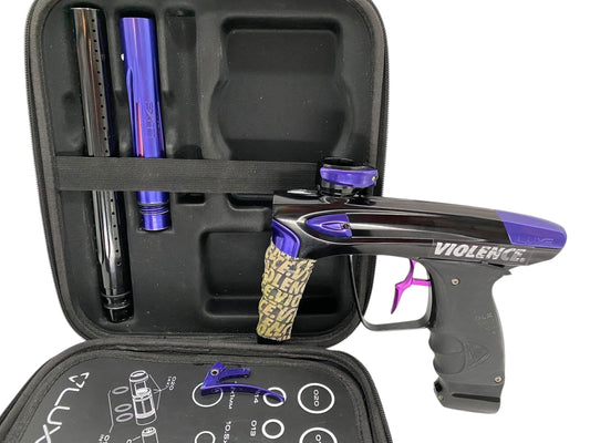 Used Dlx Luxe Ice Paintball Gun Black/Purple Paintball Gun from CPXBrosPaintball Buy/Sell/Trade Paintball Markers, New Paintball Guns, Paintball Hoppers, Paintball Masks, and Hormesis Headbands