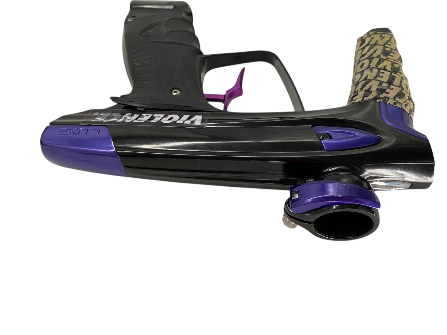Used Dlx Luxe Ice Paintball Gun Black/Purple Paintball Gun from CPXBrosPaintball Buy/Sell/Trade Paintball Markers, New Paintball Guns, Paintball Hoppers, Paintball Masks, and Hormesis Headbands