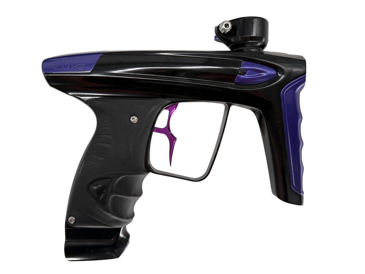 Used Dlx Luxe Ice Paintball Gun Black/Purple Paintball Gun from CPXBrosPaintball Buy/Sell/Trade Paintball Markers, New Paintball Guns, Paintball Hoppers, Paintball Masks, and Hormesis Headbands