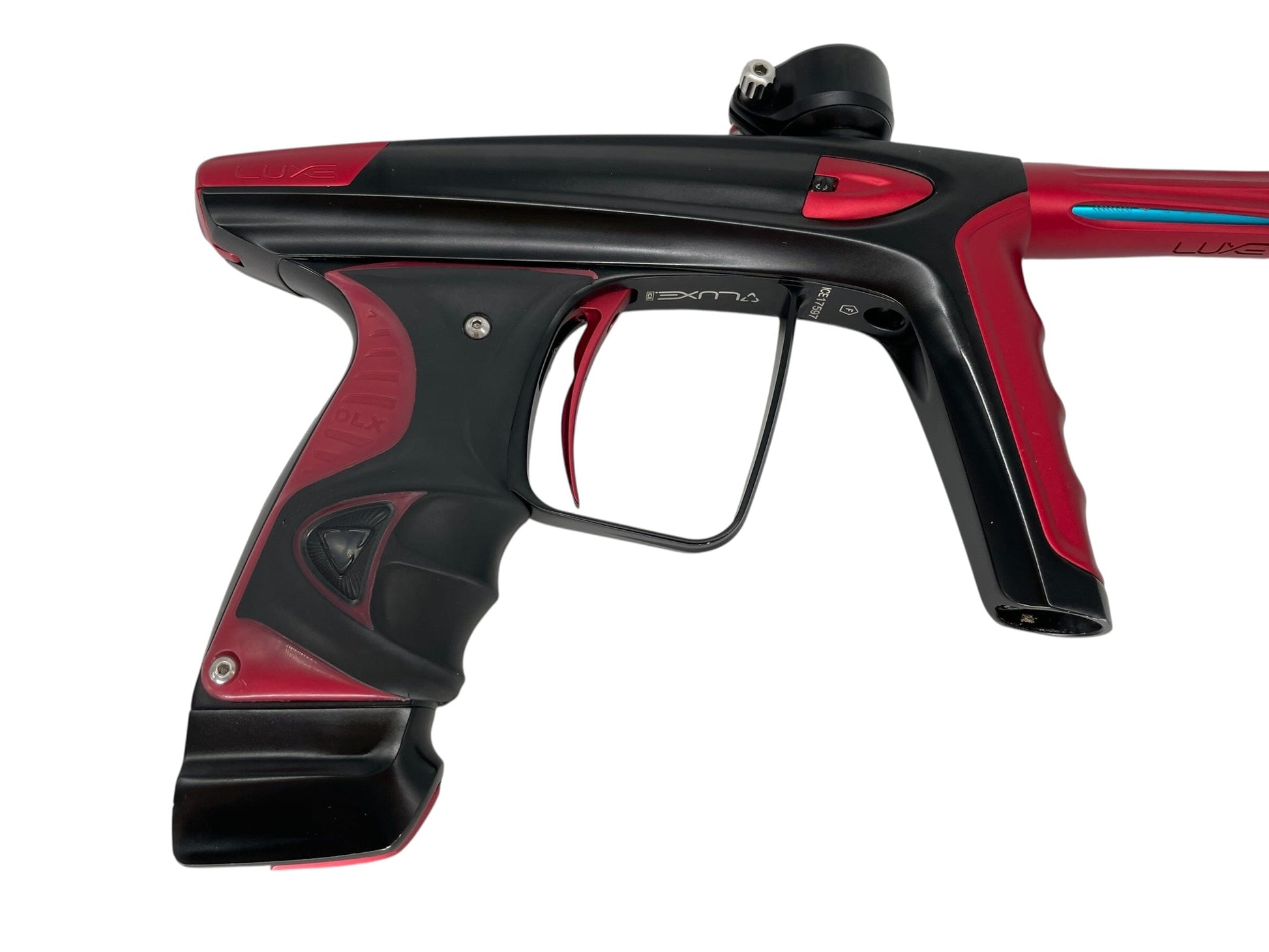 Used Dlx Luxe Ice Paintball Gun Black/Red Paintball Gun from CPXBrosPaintball Buy/Sell/Trade Paintball Markers, New Paintball Guns, Paintball Hoppers, Paintball Masks, and Hormesis Headbands