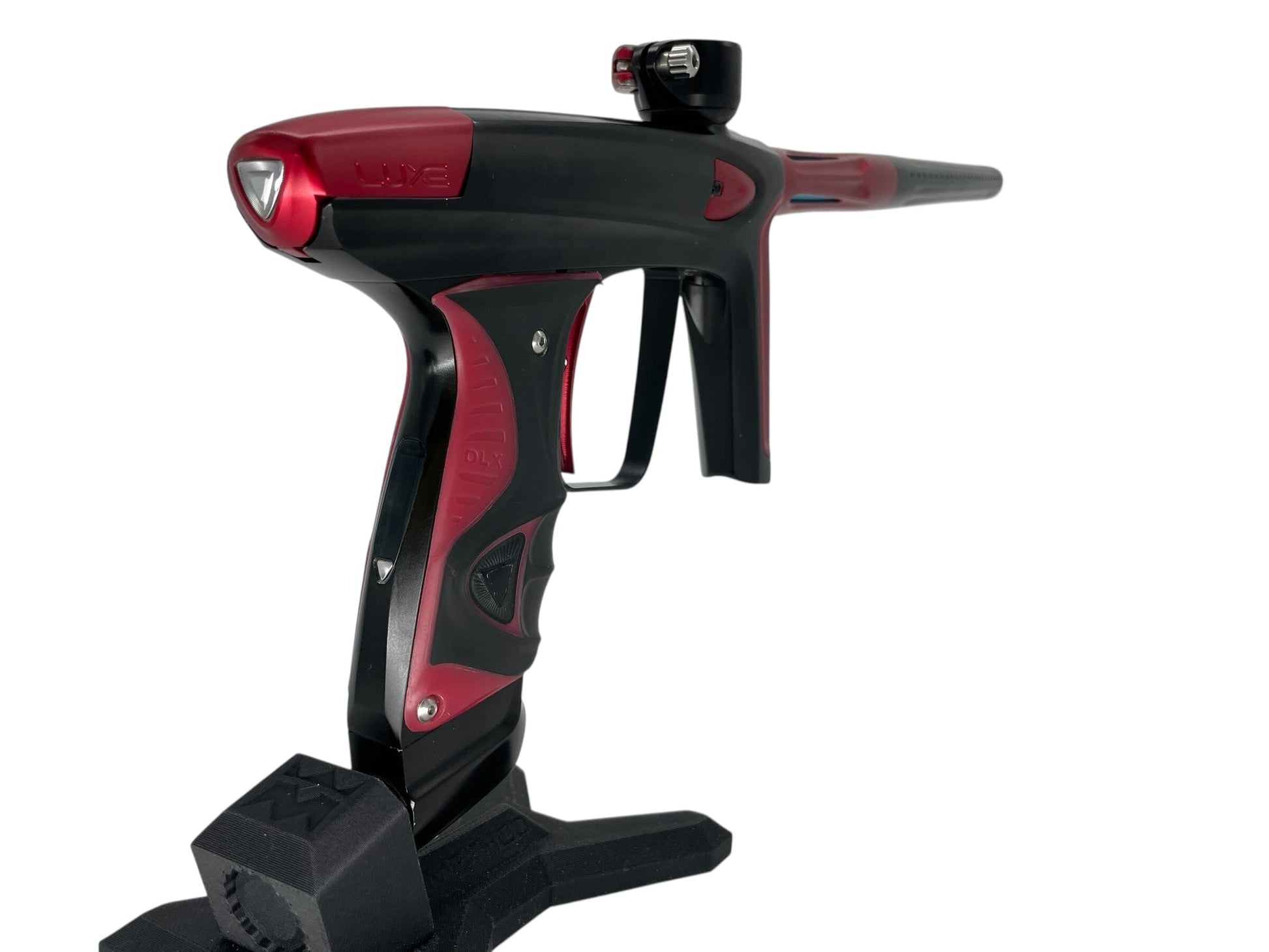 Used Dlx Luxe Ice Paintball Gun Black/Red Paintball Gun from CPXBrosPaintball Buy/Sell/Trade Paintball Markers, New Paintball Guns, Paintball Hoppers, Paintball Masks, and Hormesis Headbands