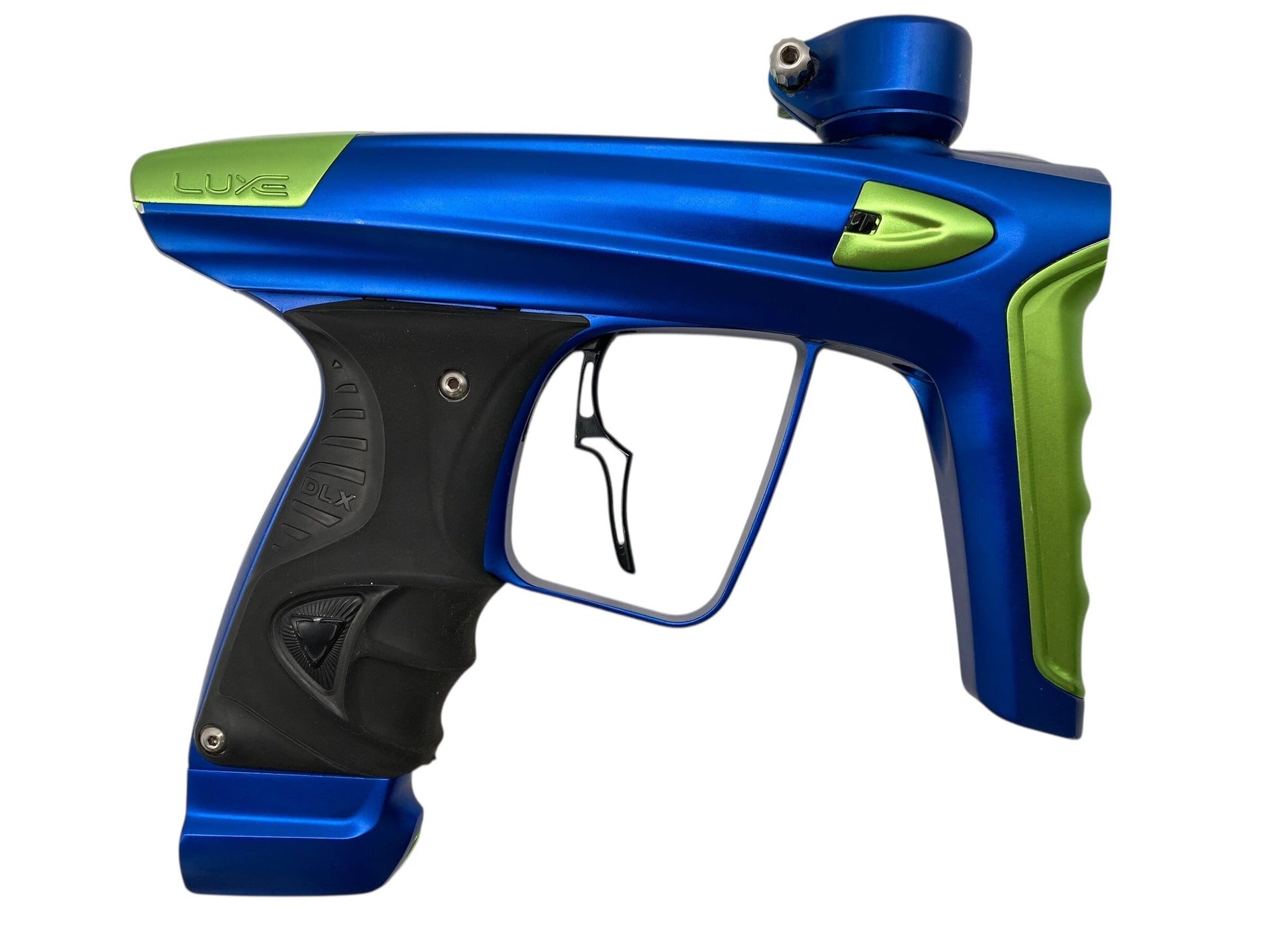 Used Dlx Luxe Ice Paintball Gun Blue/Green Paintball Gun from CPXBrosPaintball Buy/Sell/Trade Paintball Markers, New Paintball Guns, Paintball Hoppers, Paintball Masks, and Hormesis Headbands