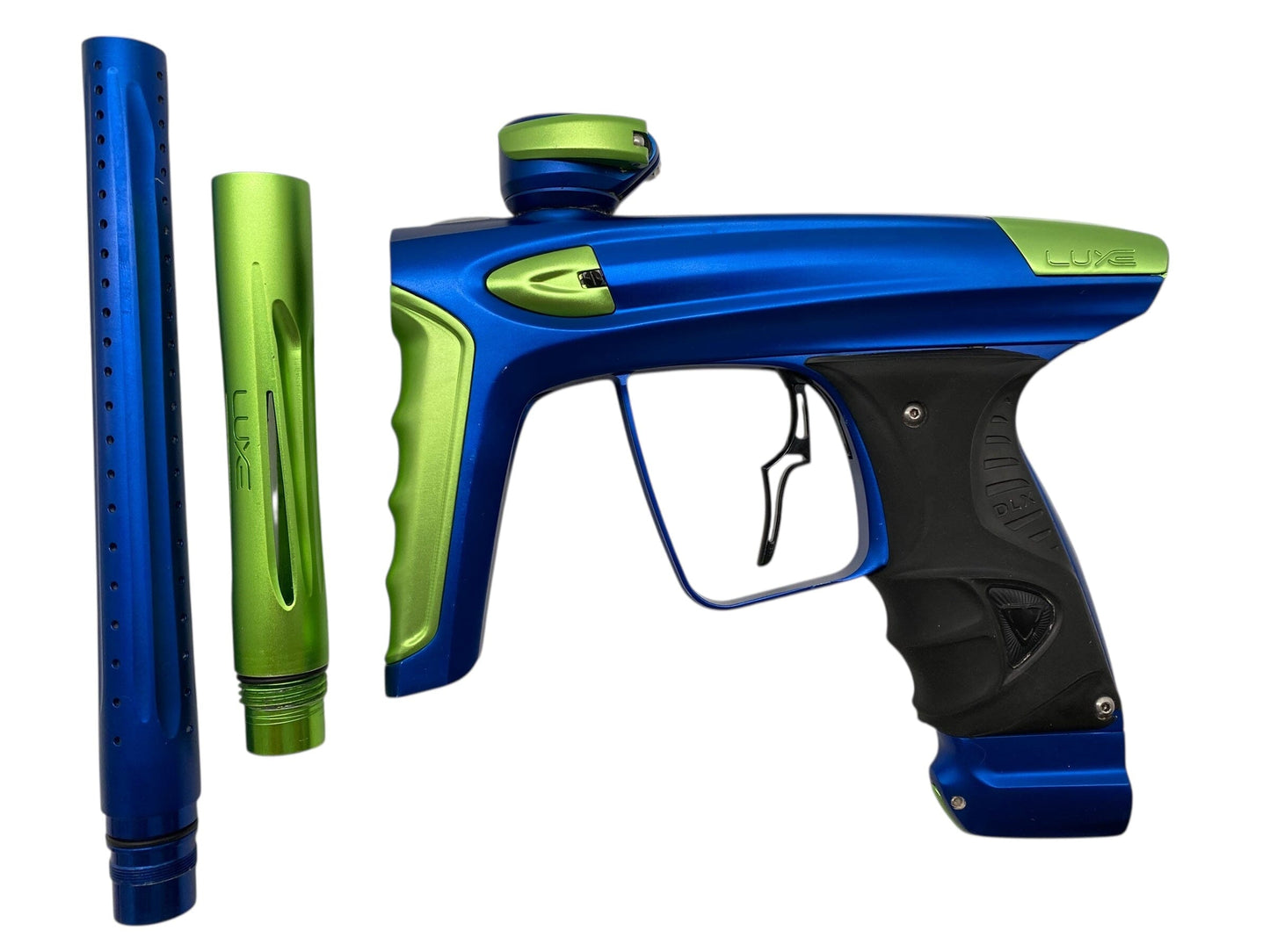 Used Dlx Luxe Ice Paintball Gun Blue/Green Paintball Gun from CPXBrosPaintball Buy/Sell/Trade Paintball Markers, New Paintball Guns, Paintball Hoppers, Paintball Masks, and Hormesis Headbands