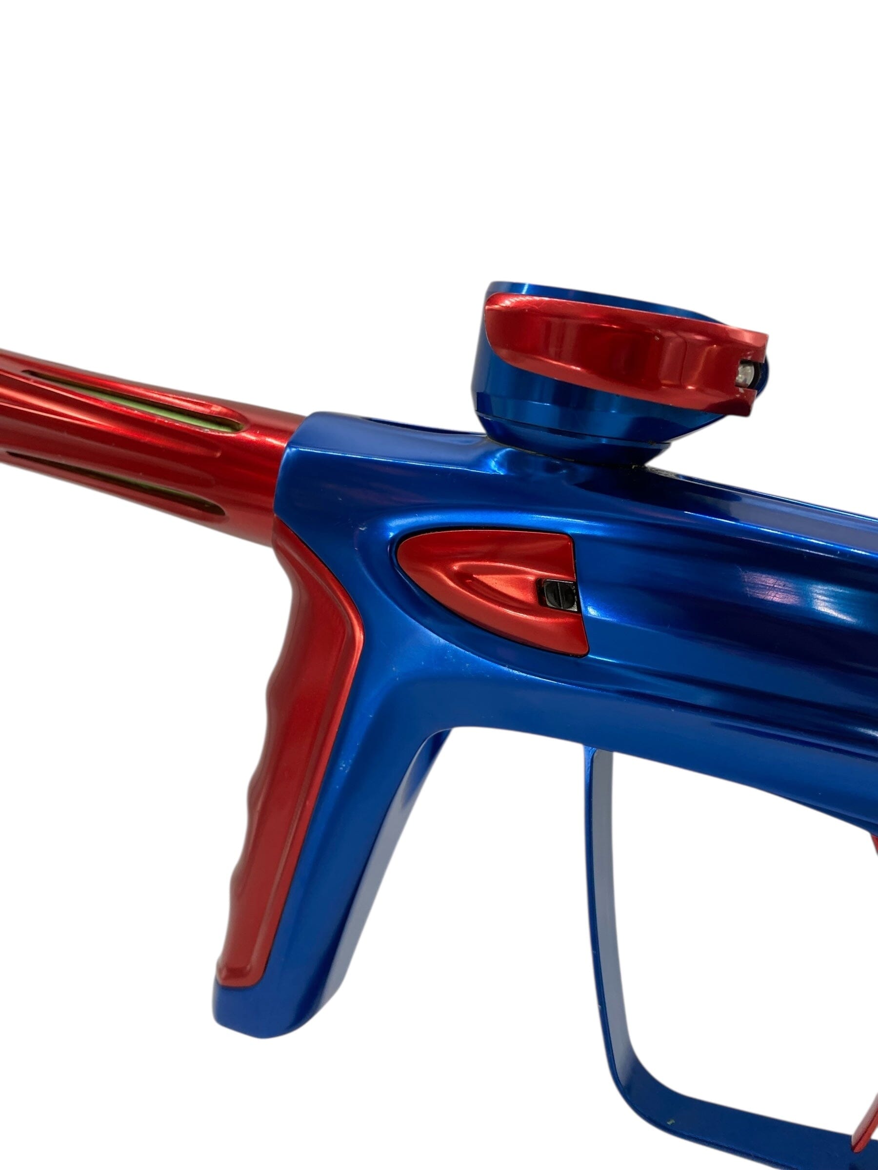 Used Dlx Luxe Ice Paintball Gun Blue/Red Paintball Gun from CPXBrosPaintball Buy/Sell/Trade Paintball Markers, New Paintball Guns, Paintball Hoppers, Paintball Masks, and Hormesis Headbands