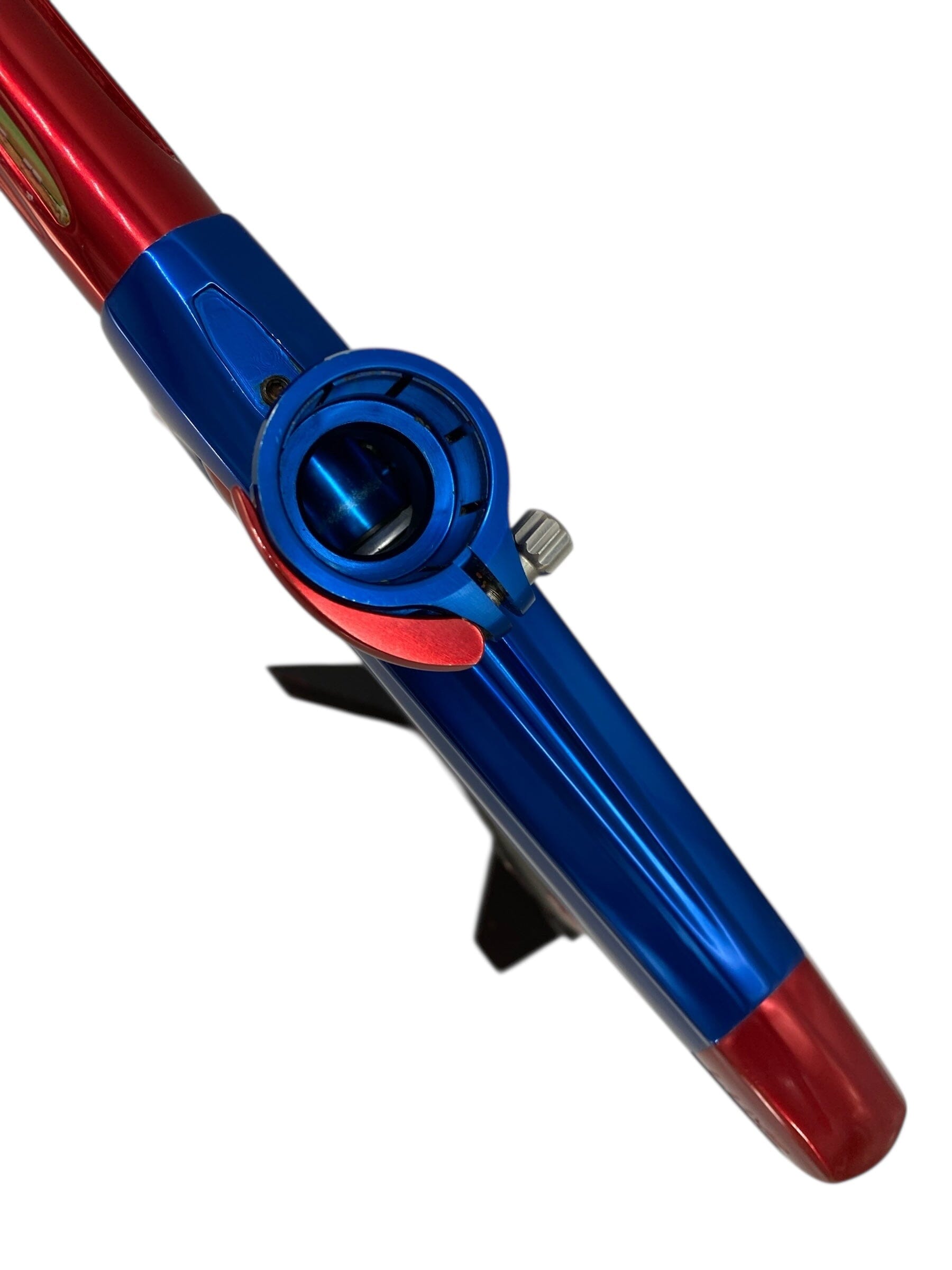 Used Dlx Luxe Ice Paintball Gun Blue/Red Paintball Gun from CPXBrosPaintball Buy/Sell/Trade Paintball Markers, New Paintball Guns, Paintball Hoppers, Paintball Masks, and Hormesis Headbands