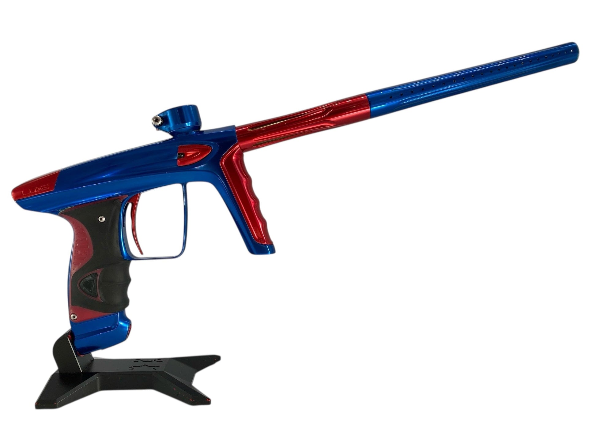 Used Dlx Luxe Ice Paintball Gun Blue/Red Paintball Gun from CPXBrosPaintball Buy/Sell/Trade Paintball Markers, New Paintball Guns, Paintball Hoppers, Paintball Masks, and Hormesis Headbands