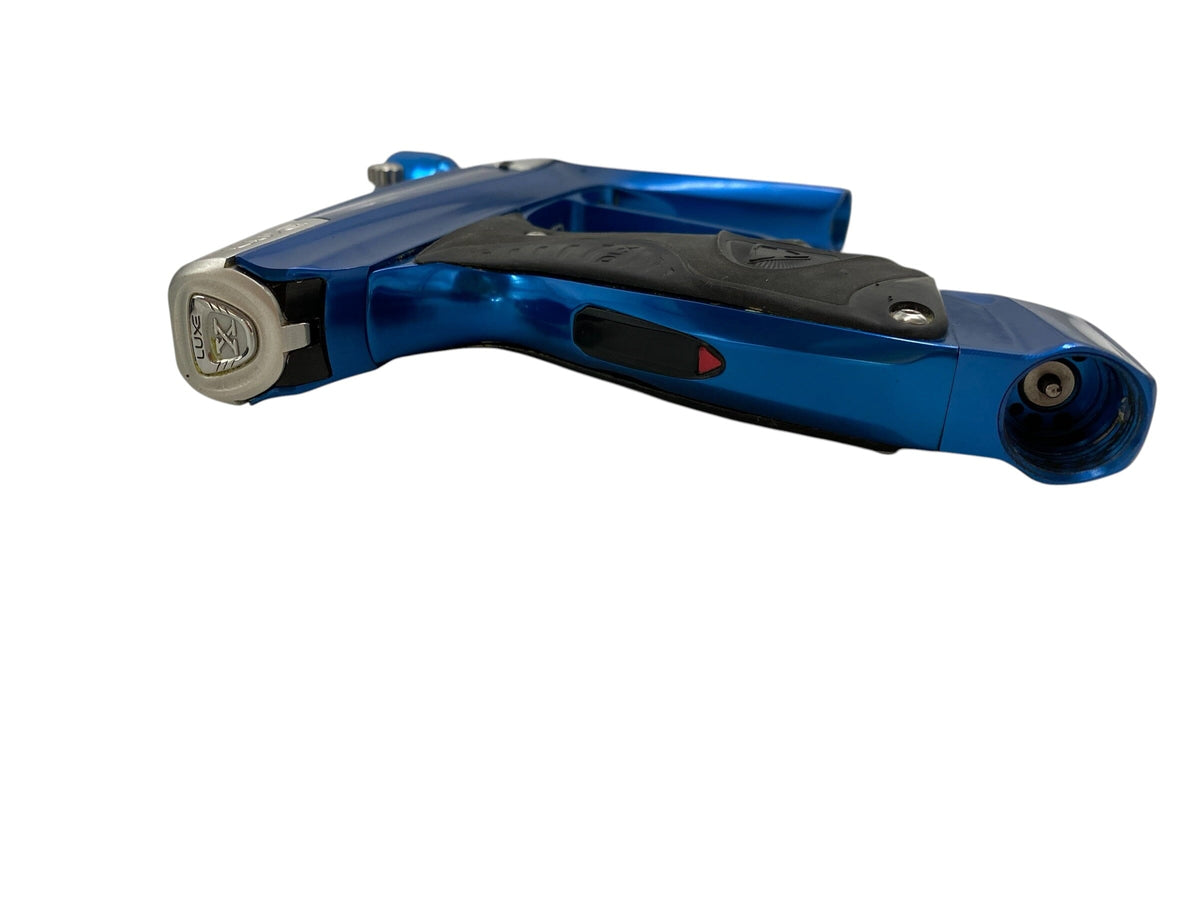 Used Dlx Luxe Ice Paintball Gun Blue/Silver Paintball Gun from CPXBrosPaintball Buy/Sell/Trade Paintball Markers, New Paintball Guns, Paintball Hoppers, Paintball Masks, and Hormesis Headbands
