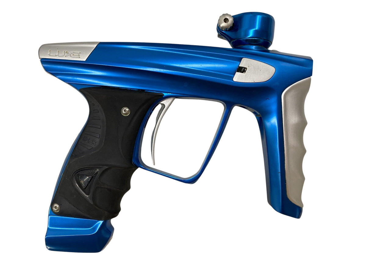 Used Dlx Luxe Ice Paintball Gun Blue/Silver Paintball Gun from CPXBrosPaintball Buy/Sell/Trade Paintball Markers, New Paintball Guns, Paintball Hoppers, Paintball Masks, and Hormesis Headbands