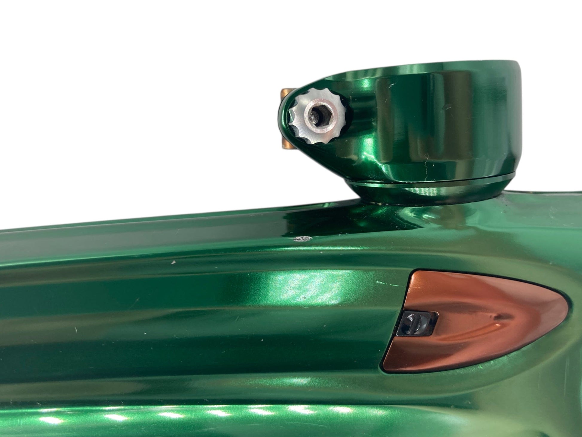 Used Dlx Luxe Ice Paintball Gun Green/Brown Paintball Gun from CPXBrosPaintball Buy/Sell/Trade Paintball Markers, New Paintball Guns, Paintball Hoppers, Paintball Masks, and Hormesis Headbands