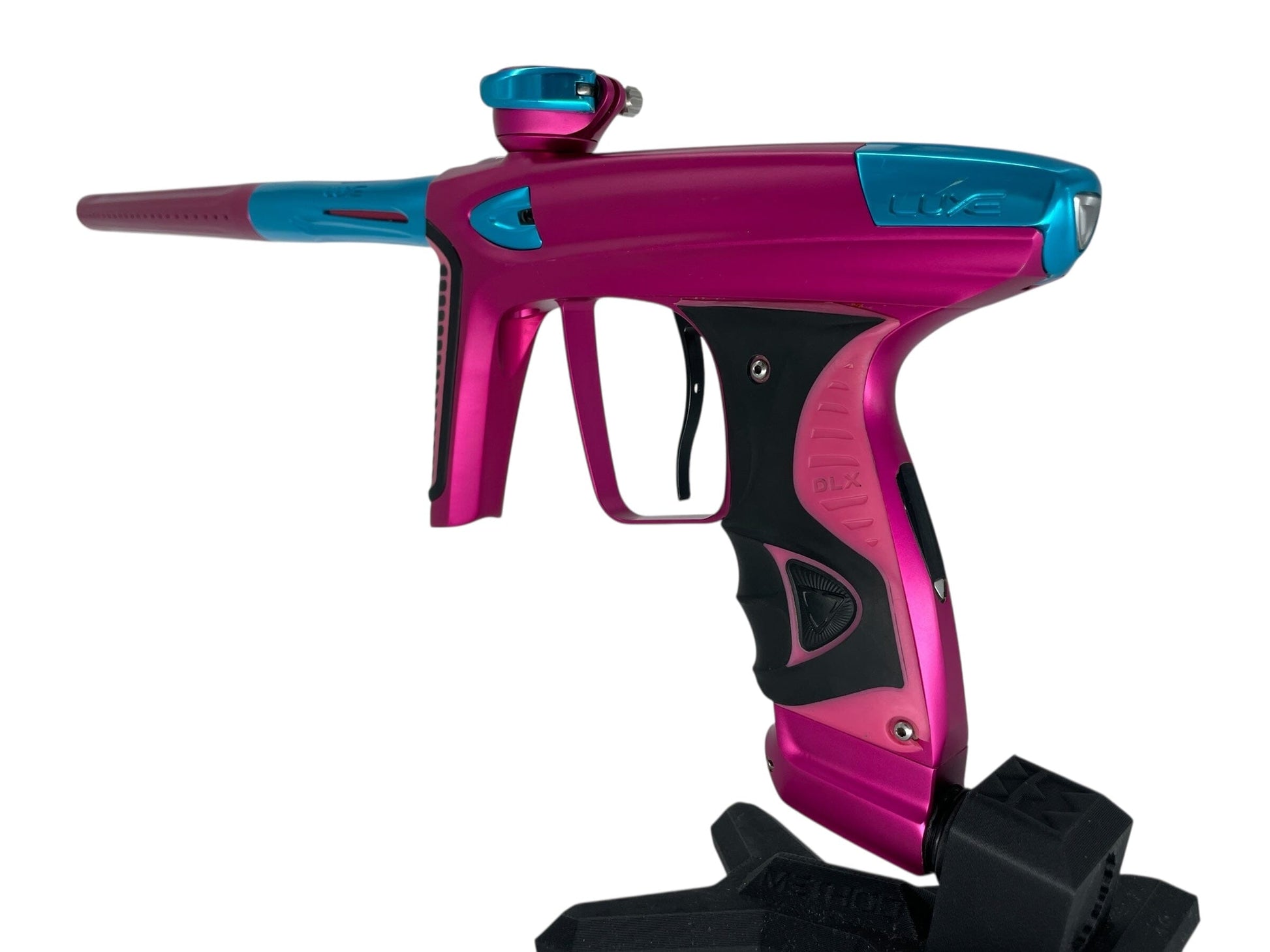 Used Dlx Luxe Ice Paintball Gun Pink/Cyan Paintball Gun from CPXBrosPaintball Buy/Sell/Trade Paintball Markers, New Paintball Guns, Paintball Hoppers, Paintball Masks, and Hormesis Headbands