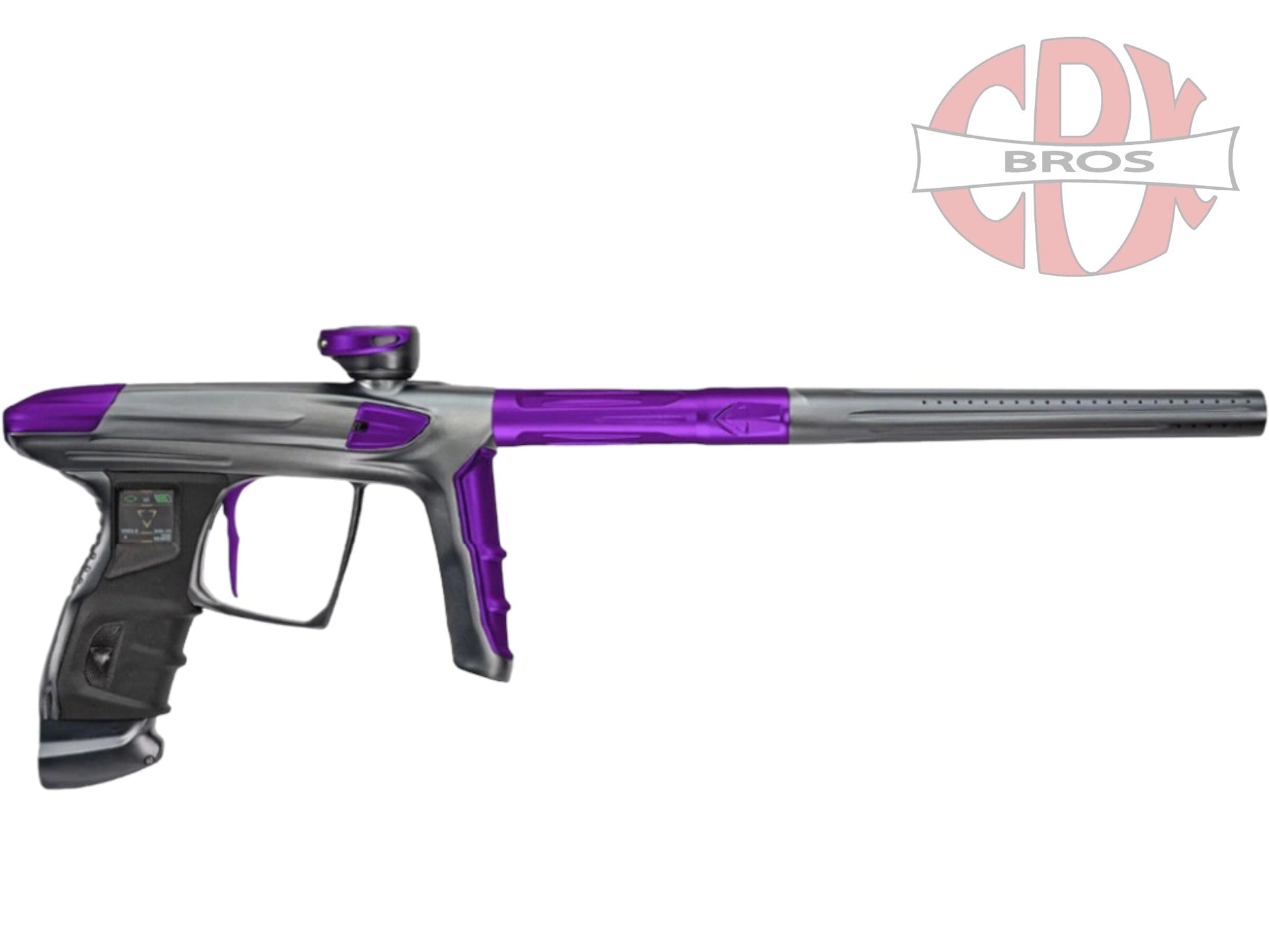 Used DLX Luxe IDOL Gray / Purple Paintball Gun from CPXBrosPaintball Buy/Sell/Trade Paintball Markers, New Paintball Guns, Paintball Hoppers, Paintball Masks, and Hormesis Headbands