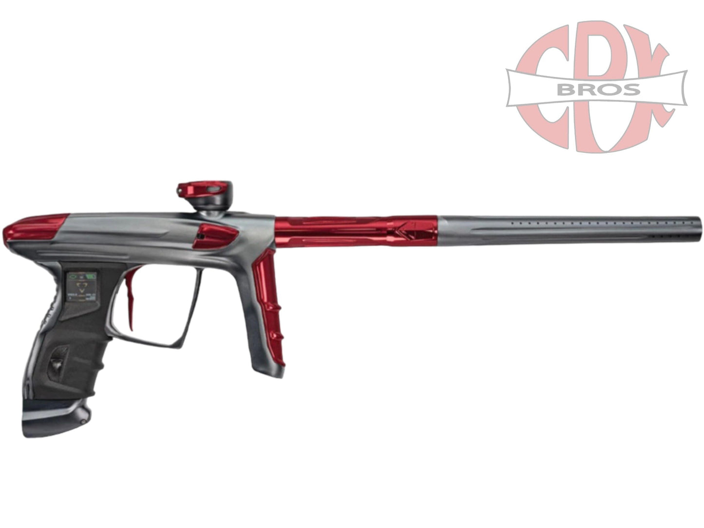 Used DLX Luxe IDOL Gray / Red Paintball Gun from CPXBrosPaintball Buy/Sell/Trade Paintball Markers, New Paintball Guns, Paintball Hoppers, Paintball Masks, and Hormesis Headbands