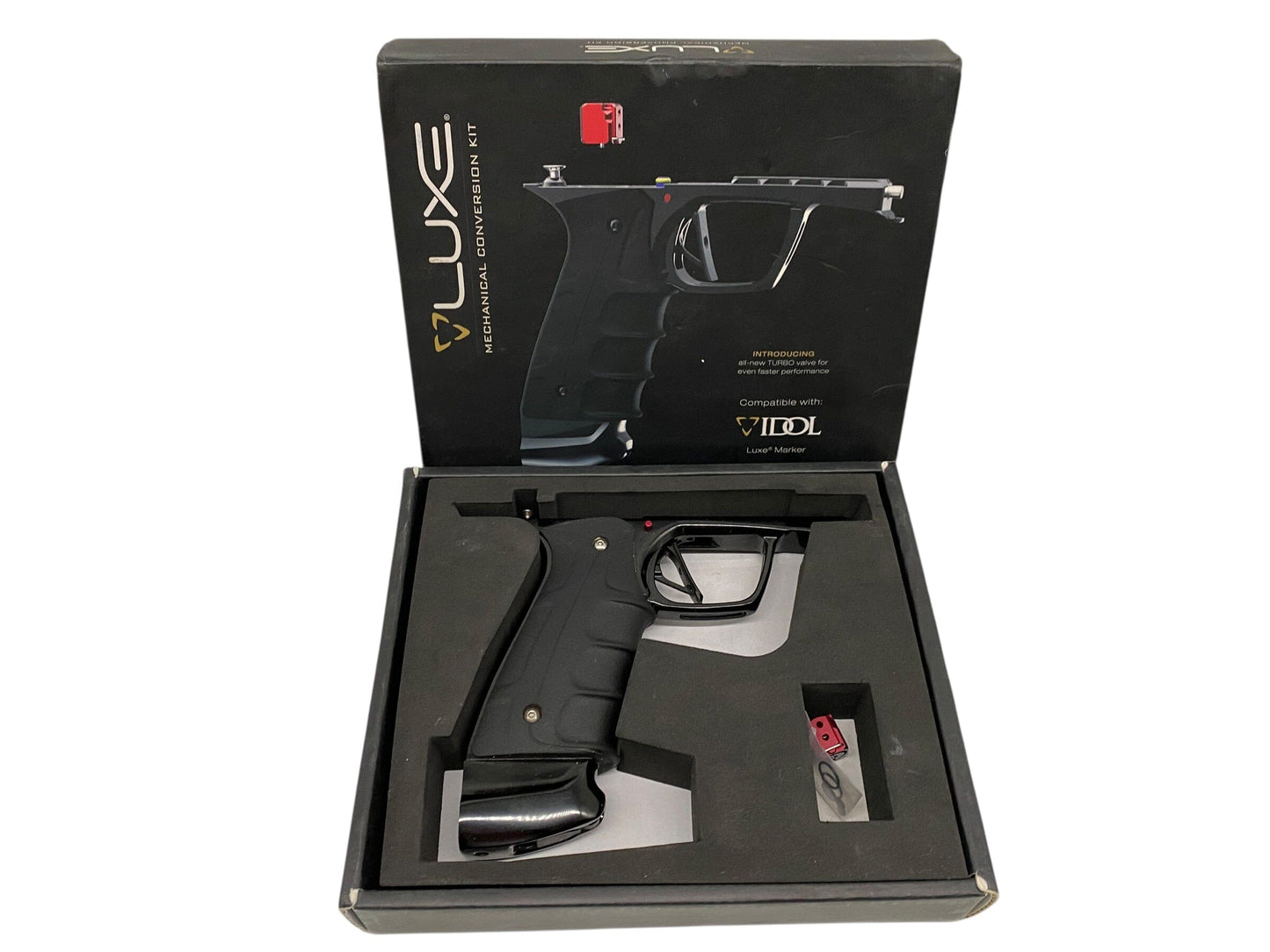 Used Dlx Luxe Idol Mech Frame Conversion Kit Paintball Gun from CPXBrosPaintball Buy/Sell/Trade Paintball Markers, New Paintball Guns, Paintball Hoppers, Paintball Masks, and Hormesis Headbands