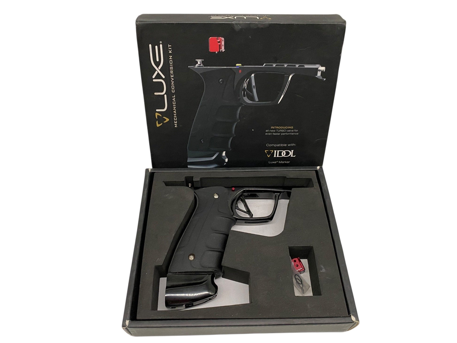 Used Dlx Luxe Idol Mech Frame Conversion Kit Paintball Gun from CPXBrosPaintball Buy/Sell/Trade Paintball Markers, New Paintball Guns, Paintball Hoppers, Paintball Masks, and Hormesis Headbands