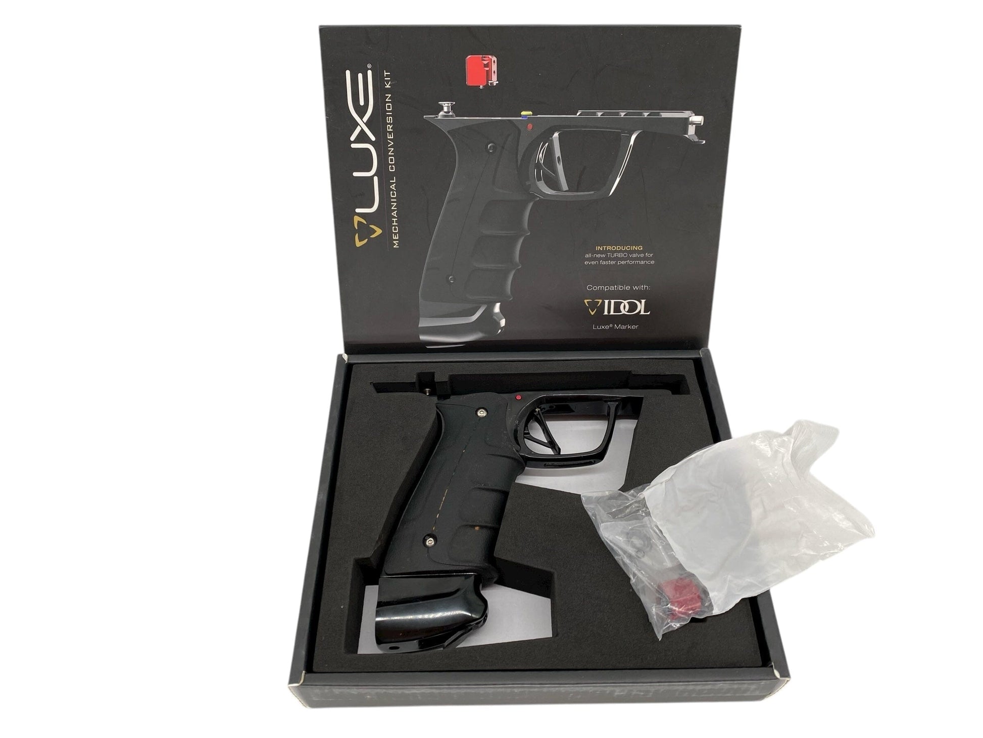 Used Dlx Luxe Idol Mech Frame Conversion Kit Paintball Gun from CPXBrosPaintball Buy/Sell/Trade Paintball Markers, New Paintball Guns, Paintball Hoppers, Paintball Masks, and Hormesis Headbands