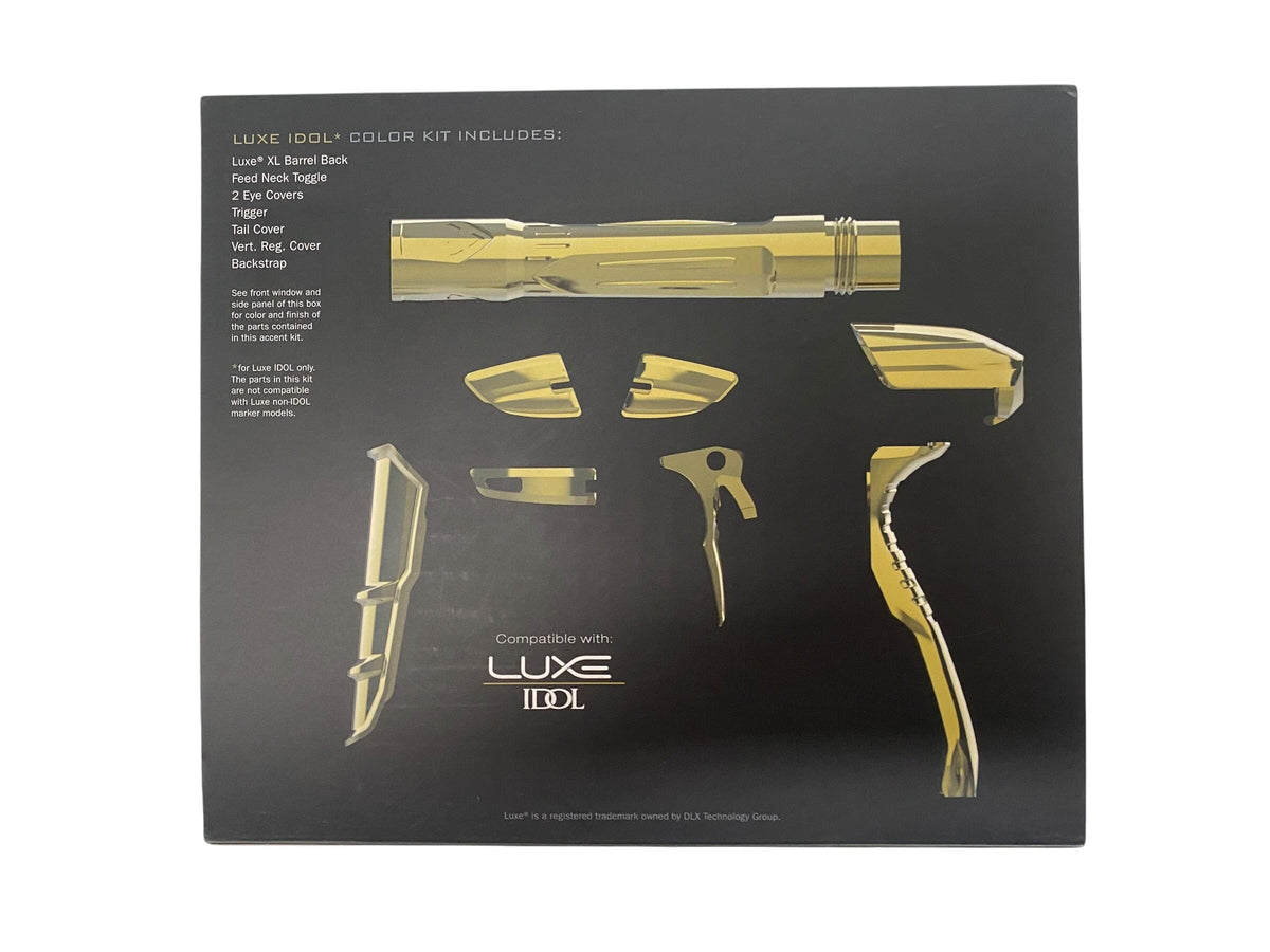 Used Dlx luxe Idol Paintball Accent Kit (some adrenaline dragon) Paintball Gun from CPXBrosPaintball Buy/Sell/Trade Paintball Markers, New Paintball Guns, Paintball Hoppers, Paintball Masks, and Hormesis Headbands