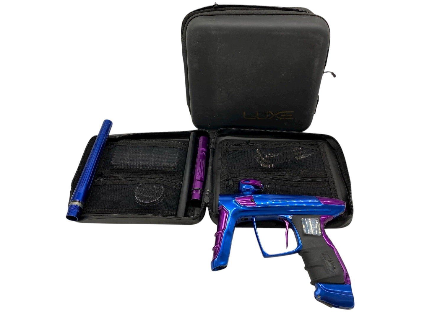 Used Dlx Luxe Idol Paintball Gun Blue/Purple Paintball Gun from CPXBrosPaintball Buy/Sell/Trade Paintball Markers, New Paintball Guns, Paintball Hoppers, Paintball Masks, and Hormesis Headbands