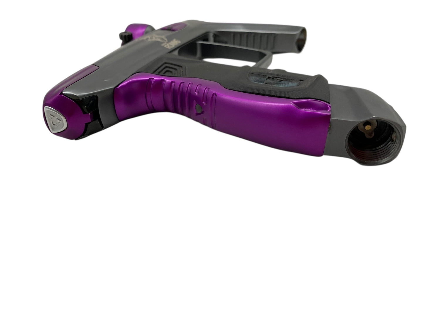 Used Dlx Luxe Idol Paintball Gun Grey/Purple Paintball Gun from CPXBrosPaintball Buy/Sell/Trade Paintball Markers, New Paintball Guns, Paintball Hoppers, Paintball Masks, and Hormesis Headbands