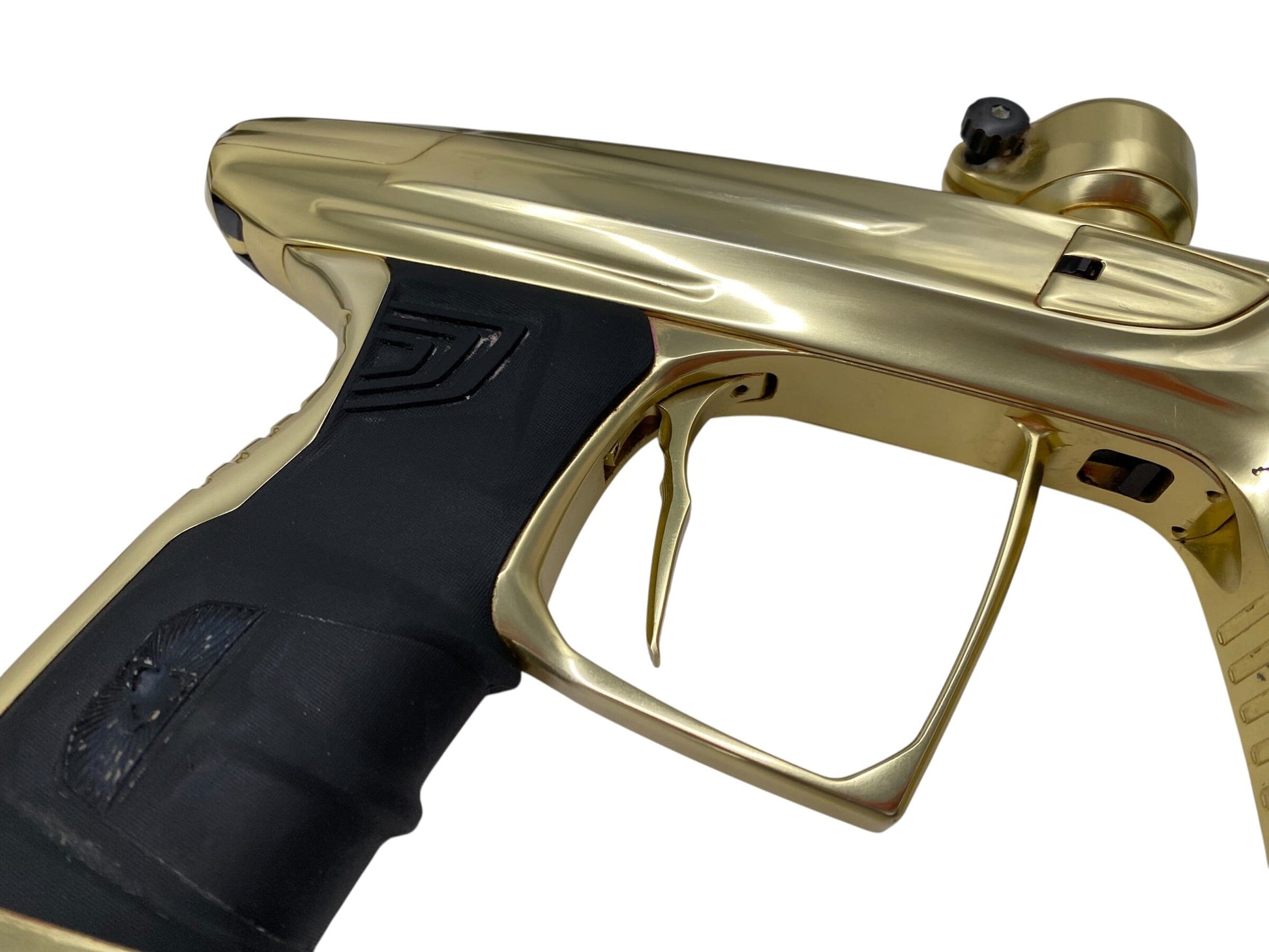 Used Dlx Luxe Idol Paintball Gun with (SSC Bolt) Gold Paintball Gun from CPXBrosPaintball Buy/Sell/Trade Paintball Markers, New Paintball Guns, Paintball Hoppers, Paintball Masks, and Hormesis Headbands