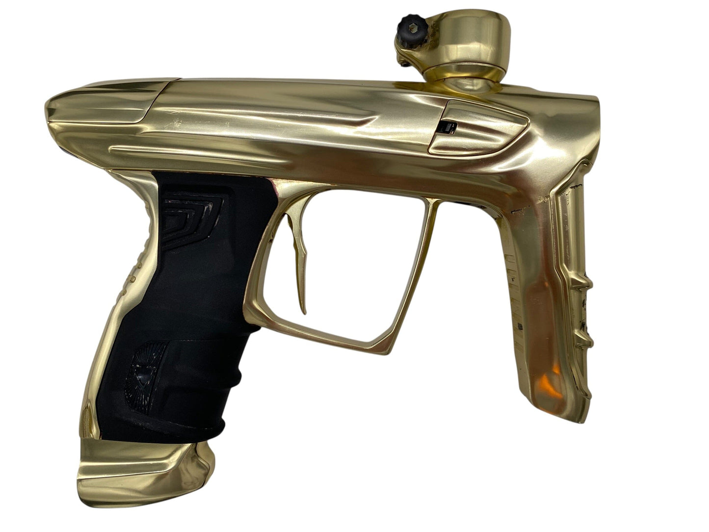 Used Dlx Luxe Idol Paintball Gun with (SSC Bolt) Gold Paintball Gun from CPXBrosPaintball Buy/Sell/Trade Paintball Markers, New Paintball Guns, Paintball Hoppers, Paintball Masks, and Hormesis Headbands