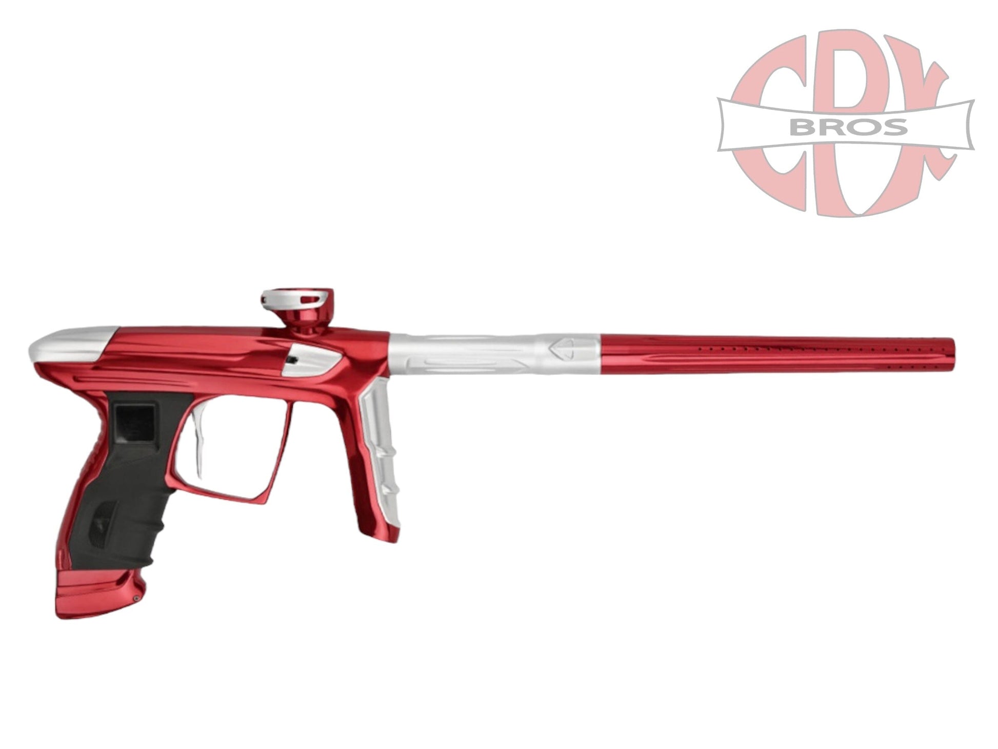 Used DLX Luxe IDOL Red / Silver Paintball Gun from CPXBrosPaintball Buy/Sell/Trade Paintball Markers, New Paintball Guns, Paintball Hoppers, Paintball Masks, and Hormesis Headbands