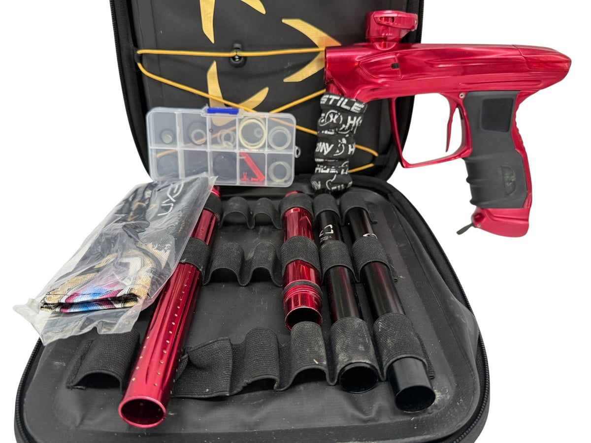 Used DLX Luxe Idol W/ Method Bolt Gloss Red Paintball Gun Paintball Gun from CPXBrosPaintball Buy/Sell/Trade Paintball Markers, New Paintball Guns, Paintball Hoppers, Paintball Masks, and Hormesis Headbands