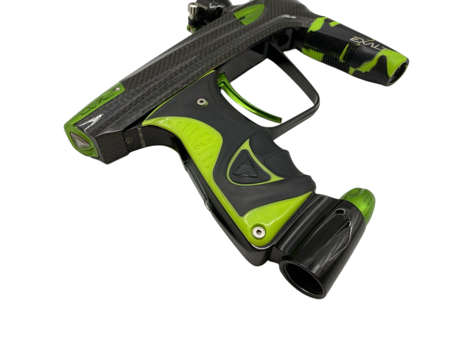 Used Dlx Luxe Oled Carbon Fiber Paintball Gun Paintball Gun from CPXBrosPaintball Buy/Sell/Trade Paintball Markers, New Paintball Guns, Paintball Hoppers, Paintball Masks, and Hormesis Headbands