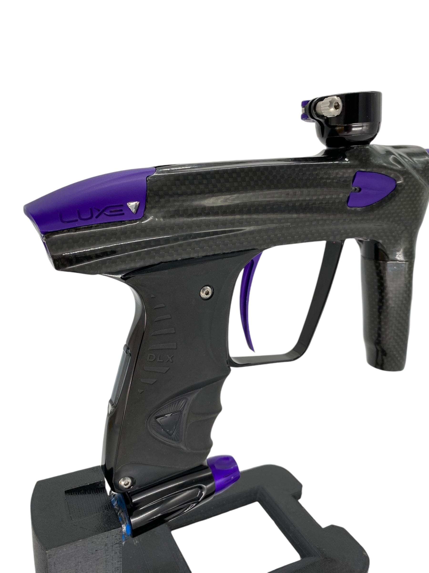 Used Dlx Luxe Oled Carbon Fiber Paintball Gun Paintball Gun from CPXBrosPaintball Buy/Sell/Trade Paintball Markers, New Paintball Guns, Paintball Hoppers, Paintball Masks, and Hormesis Headbands