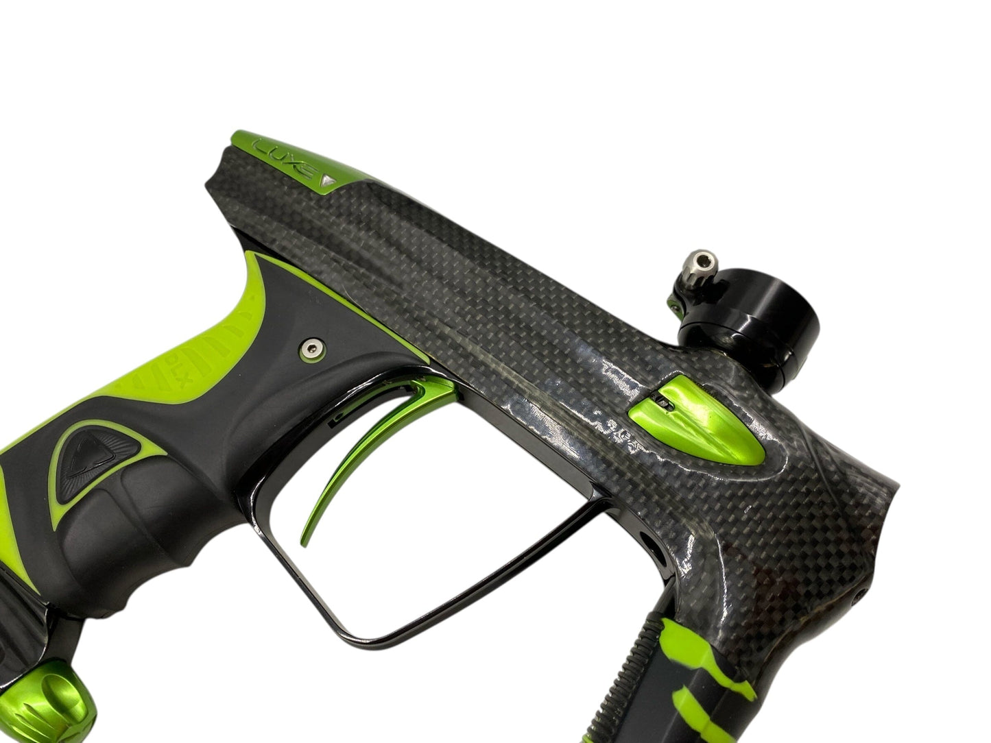 Used Dlx Luxe Oled Carbon Fiber Paintball Gun Paintball Gun from CPXBrosPaintball Buy/Sell/Trade Paintball Markers, New Paintball Guns, Paintball Hoppers, Paintball Masks, and Hormesis Headbands