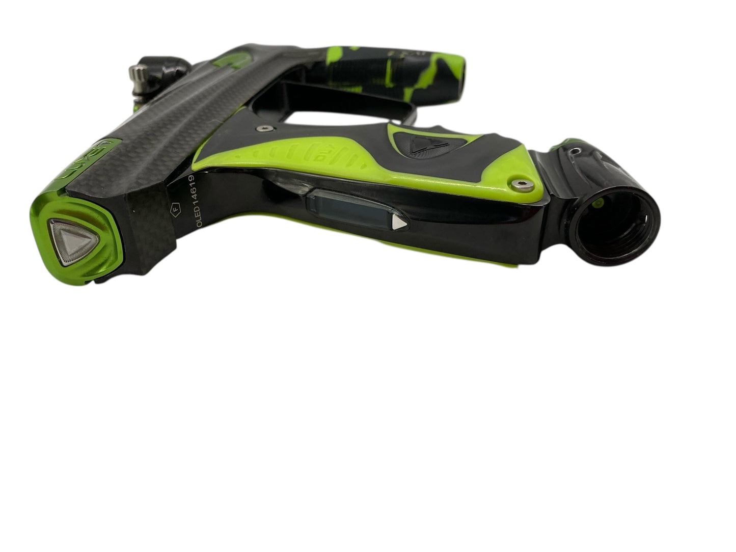 Used Dlx Luxe Oled Carbon Fiber Paintball Gun Paintball Gun from CPXBrosPaintball Buy/Sell/Trade Paintball Markers, New Paintball Guns, Paintball Hoppers, Paintball Masks, and Hormesis Headbands