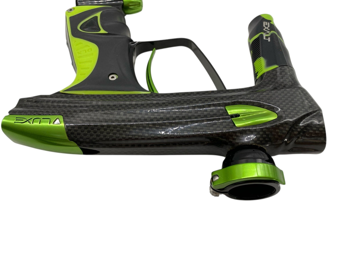 Used Dlx Luxe Oled Carbon Fiber Paintball Gun Paintball Gun from CPXBrosPaintball Buy/Sell/Trade Paintball Markers, New Paintball Guns, Paintball Hoppers, Paintball Masks, and Hormesis Headbands