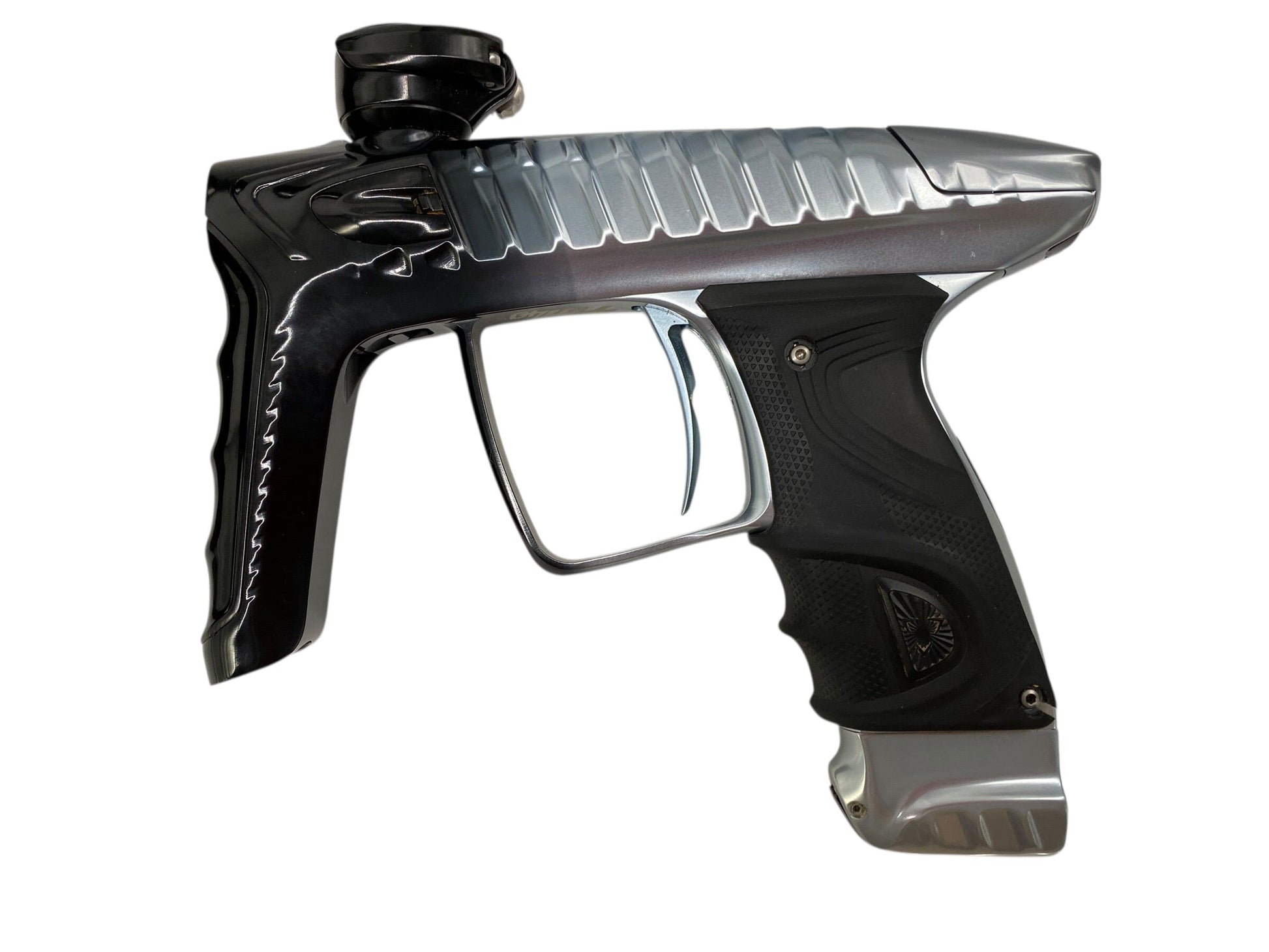 Used Dlx Luxe Project TM40 Grey to Black Fade Paintball Gun Paintball Gun from CPXBrosPaintball Buy/Sell/Trade Paintball Markers, New Paintball Guns, Paintball Hoppers, Paintball Masks, and Hormesis Headbands