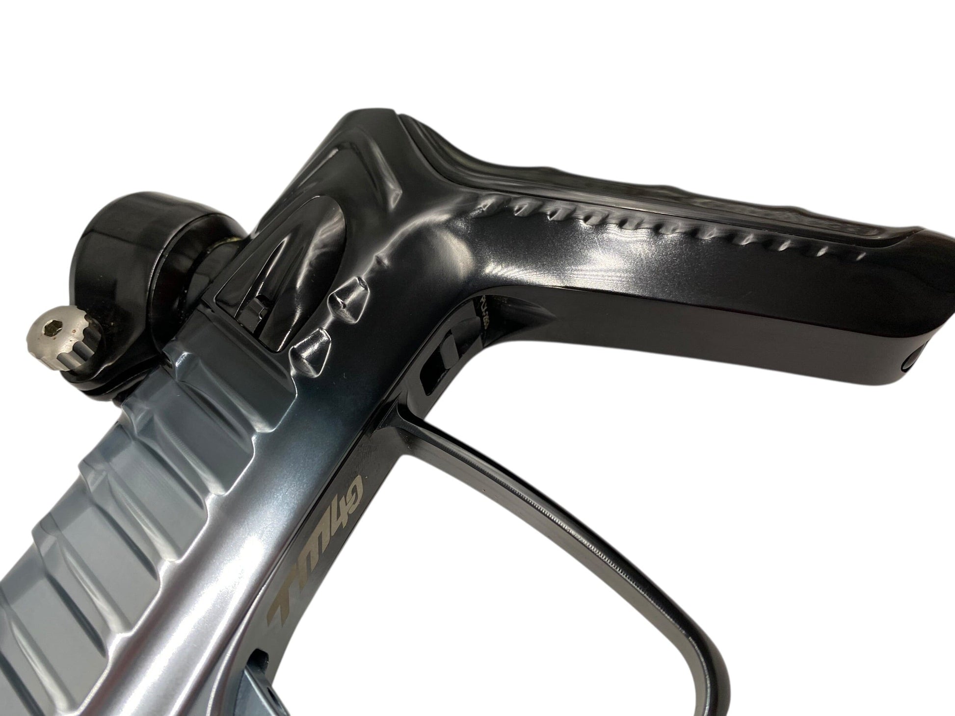 Used Dlx Luxe Project TM40 Grey to Black Fade Paintball Gun Paintball Gun from CPXBrosPaintball Buy/Sell/Trade Paintball Markers, New Paintball Guns, Paintball Hoppers, Paintball Masks, and Hormesis Headbands